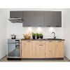 Virtuvės spintelė Clara D60pk 2133 P/L Grafitinė pilka/Artisan paveikslėlis
