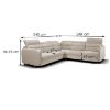 Kampinė sofa Samos I Vogue 01 kairioji sofa-lova paveikslėlis