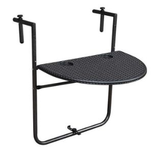 Paveikslėlis Balkono stalas juodas