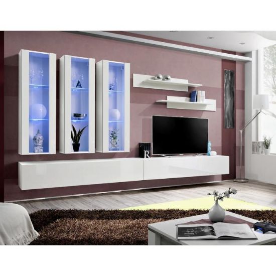 Vitrina Fly E+Glass baltas Ww Fy E3 paveikslėlis
