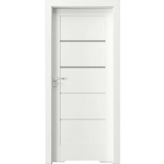 Vidinės durys G2 70 P wc + baltas dekoras paveikslėlis
