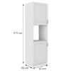 Virtuvės spintelė STILO balta matinė/balta 60dp-210 2f paveikslėlis