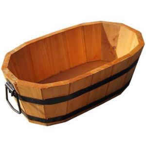 Medinis gėlių vazonas 38x21x15 cm paveikslėlis