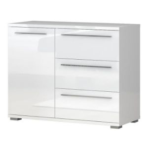 Komoda Piano K13/PN-70/KA-70 crystal white paveikslėlis