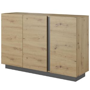 Rodyti išsamią informaciją apie Komoda 138 F Arco ąžuolas artisan/grafitinė pilka Komoda 138 F Arco ąžuolas artisan/grafitinė pilka paveikslėlis