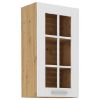 LUNA virtuvės spintelė balta matinė/artisan 40gs-90 1f paveikslėlis