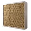 Spintelė Hexagon 1 200 balta/ ąžuolas artisan paveikslėlis