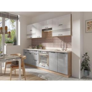 Paveikslėlis Favorit 260 C Plus virtuvė su Latte/baltu stalviršiu