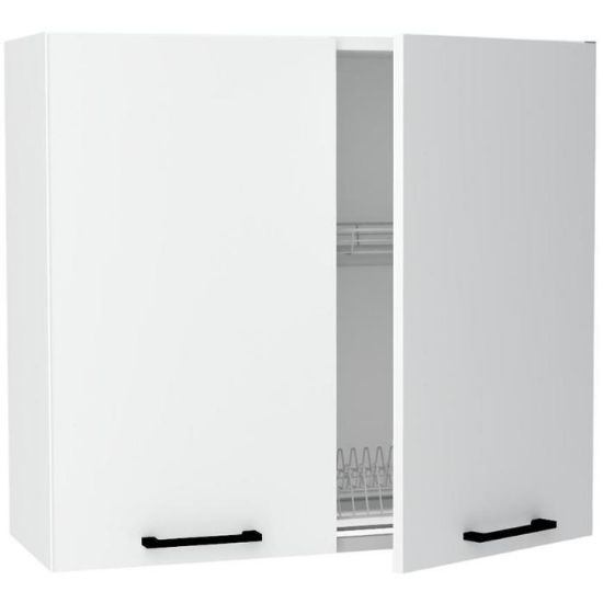 Virtuvės spintelė Max W80su Alu balta paveikslėlis