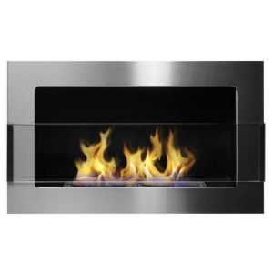 Paveikslėlis Židinys 650x400 inox sidabrinis su stiklu Paveikslėlis Židinys 650x400 inox sidabrinis su stiklu