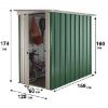 Metalinis sodo namelis 54GPE 158x120 cm žalias paveikslėlis