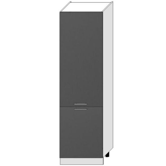Virtuvės spintelė Oscar D60sł 2133 Pl 2fr antracito blizgesys paveikslėlis