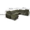 Kampinė sofa Samos II Vogue 10 kairioji Kampinė sofa su miegamąja funkcija paveikslėlis