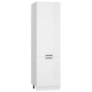 Paveikslėlis Virtuvės spintelė Oscar D60lo 2133 Pl 2fr blizgi balta/balta