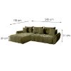 Kampinė sofa su miegamąja funkcija Bono New Monolith 38 paveikslėlis