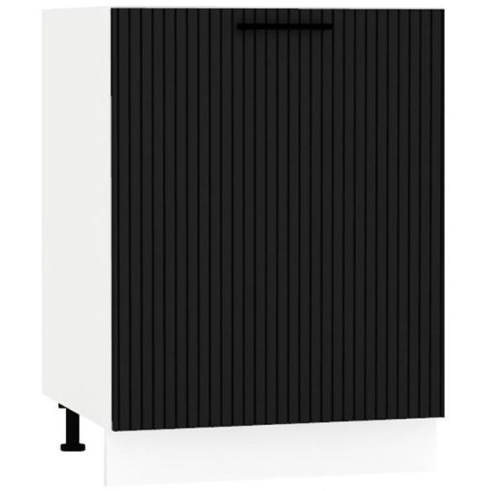Virtuvinė spintelė Kate d60pc pl black pea paveikslėlis