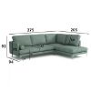 Kampinė sofa be miego funkcijos Akron C Canyon 70 dešininė paveikslėlis