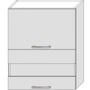 Paveikslėlis Virtuvės spintelė Bono W60grf/2 Sd White Alaska/White