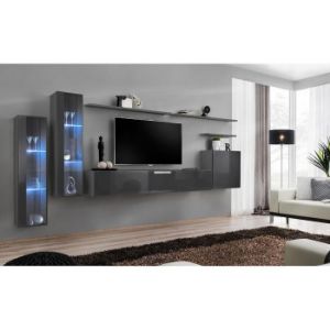 Paveikslėlis Sekcija Switch Glass+LED XI Graphite