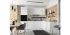 Šoninis skydelis Livia 360X564 baltas žirnių matinis paveikslėlis