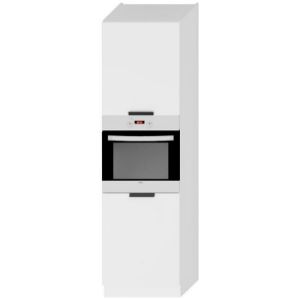 Paveikslėlis Virtuvės spintelė Denis d60pk 2133 lt balta satino matinė/balta