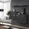Komoda + lentynos jungiklis Sb I Graphite/Black paveikslėlis