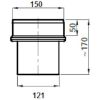 Reduktorius RD150/120-CZ2 paveikslėlis