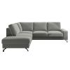 Santi Mini Matt Velvet 85 Kampinė sofa su miegamąja funkcija kairėje pusėje paveikslėlis