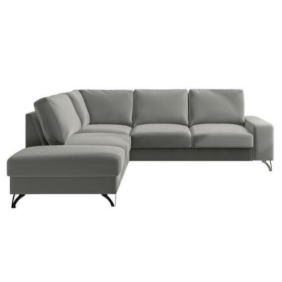 Santi Mini Matt Velvet 85 Kampinė sofa su miegamąja funkcija kairėje pusėje paveikslėlis