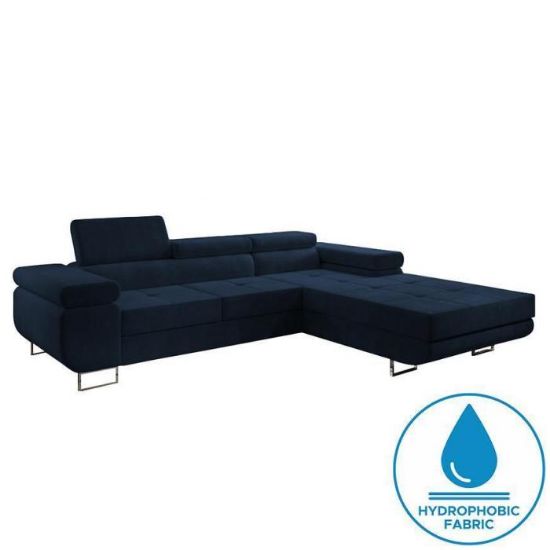 Kampinė sofa su miego funkcija Lotus Monolith 77 dešininė paveikslėlis