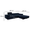 Kampinė sofa su miego funkcija Lotus Monolith 77 dešininė paveikslėlis