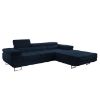 Kampinė sofa su miego funkcija Lotus Monolith 77 dešininė paveikslėlis