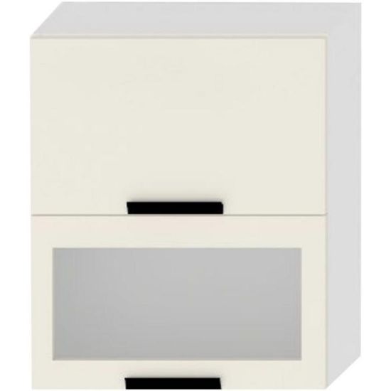 Virtuvės spintelė Denis w60grf/2 sd coffee mat/balta paveikslėlis