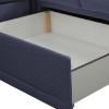 Kampinė sofa su miego funkcija Alexia Sawana 80 kairės pusės paveikslėlis