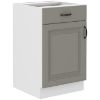 Virtuvės spintelė Stilo claygrey/balta 50d 1f 1s bb paveikslėlis