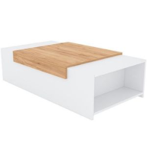 Rodyti išsamią informaciją apie Stalas Haga baltas/votanas 31,6X110X60,3 Stalas Haga baltas/votanas 31,6X110X60,3 paveikslėlis