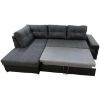 Kampinė sofa su miego funkcija Castello Alfa 13 + Alfa 21 kairės pusės paveikslėlis