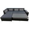Kampinė sofa su miego funkcija Castello Alfa 13 + Alfa 21 kairės pusės paveikslėlis