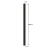 Vartų stulpas 70X70 ZN+RAL9005 paveikslėlis