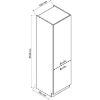 Virtuvės spintelė Zoya D60sł 2133 Pl 2fr White Pea/White paveikslėlis
