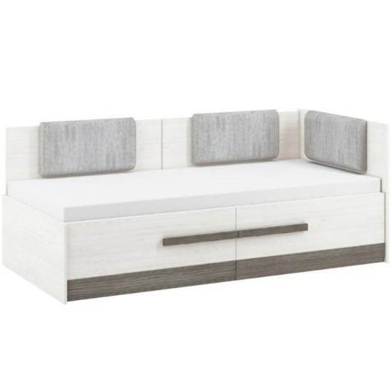 Łóżko Blanco 17 130 sosna śnieżna/new grey paveikslėlis