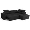 Kampinė sofa su miegamąja funkcija Positano Kronos 07 dešinėje pusėje paveikslėlis