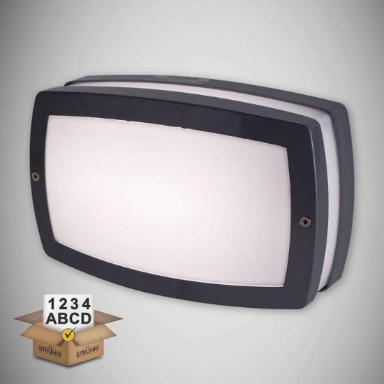 Sieninis šviestuvas Solina LED 8W pilkas 0368 K1 paveikslėlis