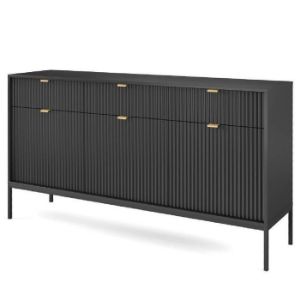 Nauja komoda Ksz154 Black paveikslėlis