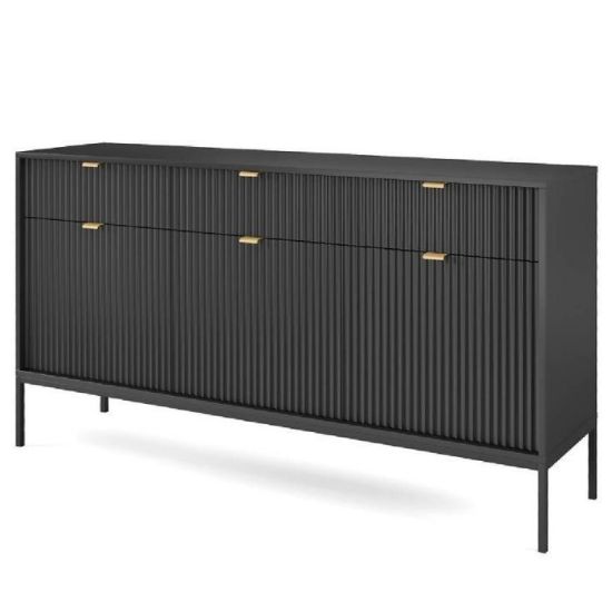 Nauja komoda Ksz154 Black paveikslėlis