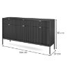 Nauja komoda Ksz154 Black paveikslėlis