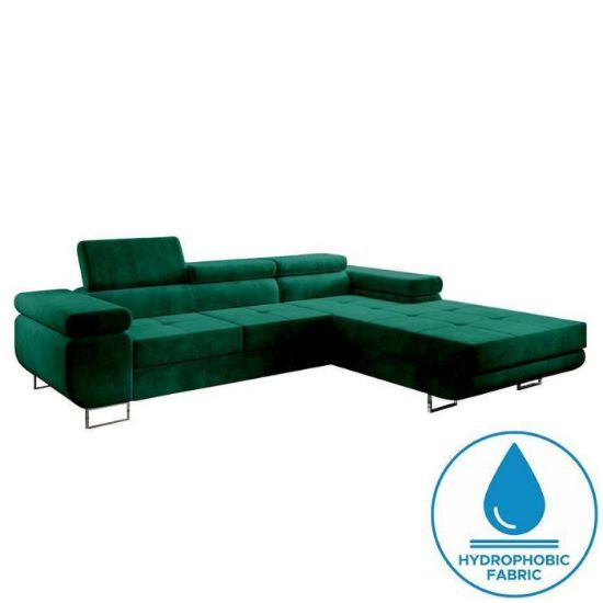 Kampinė sofa su miego funkcija Lotus Monolith 37 dešininė paveikslėlis