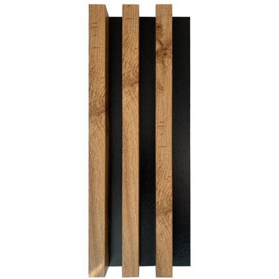 3D plokštė ąžuolas wotan / juoda 41x190x2750mm paveikslėlis