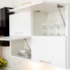 Virtuvės spintelė Kate d60pk mv 2133 pl baltas žirnis paveikslėlis