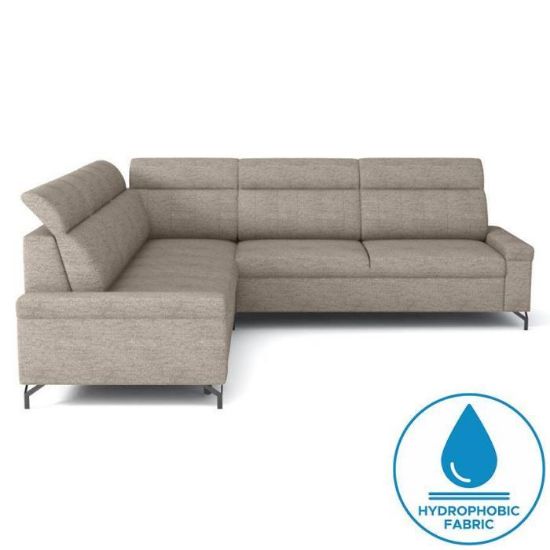 Bogota B Solar 16 sofa-lova, kairioji Kampinė sofa su miegamąja funkcija paveikslėlis
